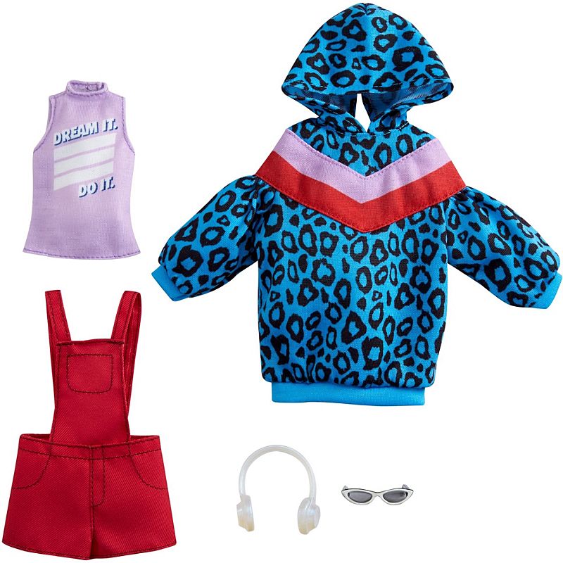 Barbie - Fashion 2-Pakke - Animal-Print Hoodie Dress (GRC86)