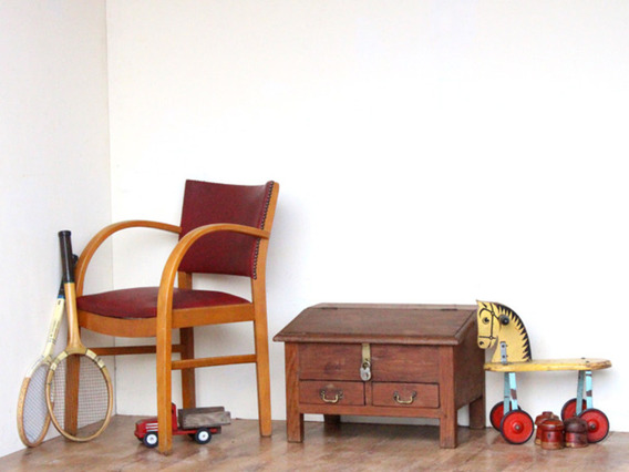 Antique Desk Brown Medium