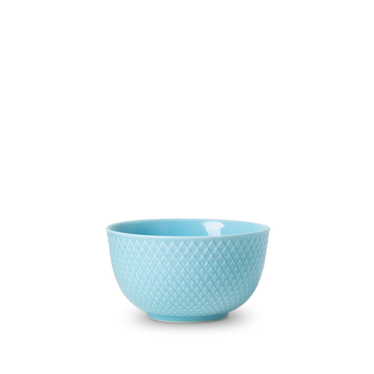 Lyngby Porcelæn - Rhombe Color Bowl Dia. 11cm - Turquoise (201900)