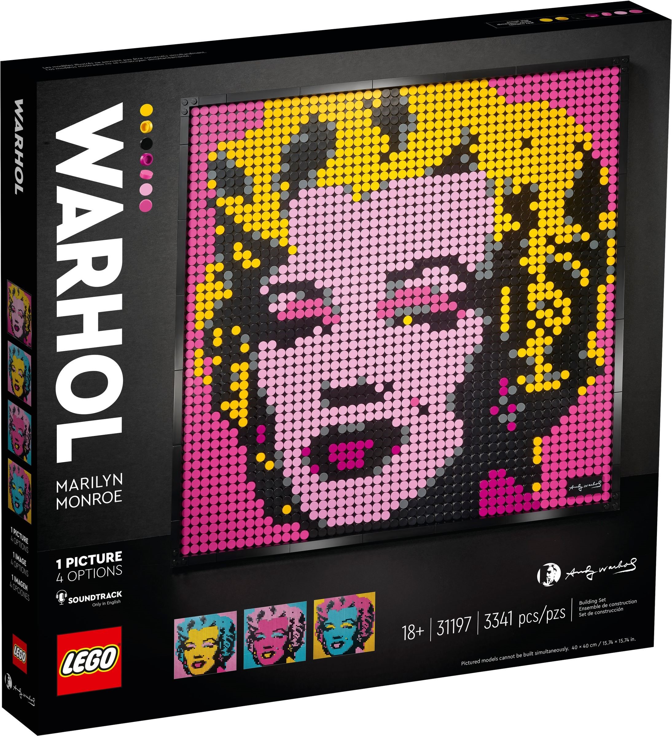 LEGO Art - Andy Warhol's Marilyn Monroe (31197)