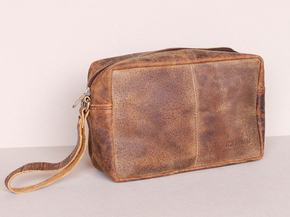Leather Wash Bag