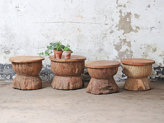 Wooden Block Stool/Table (Large) Large