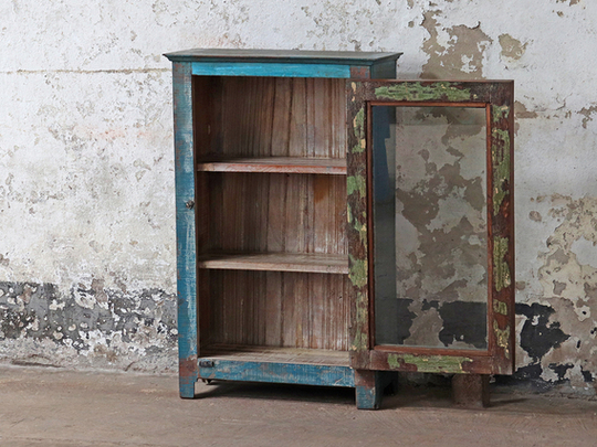 Blue Display Cabinet Blue