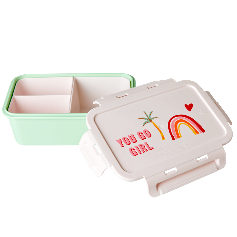 Rice - Lunchbox w. 3 Inserts - You Go Girl Print