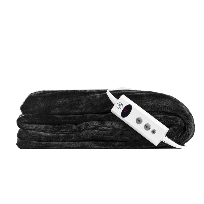 OBH Nordica - Cosy Hug Heating Plaid 130x160 cm - Black (4096)