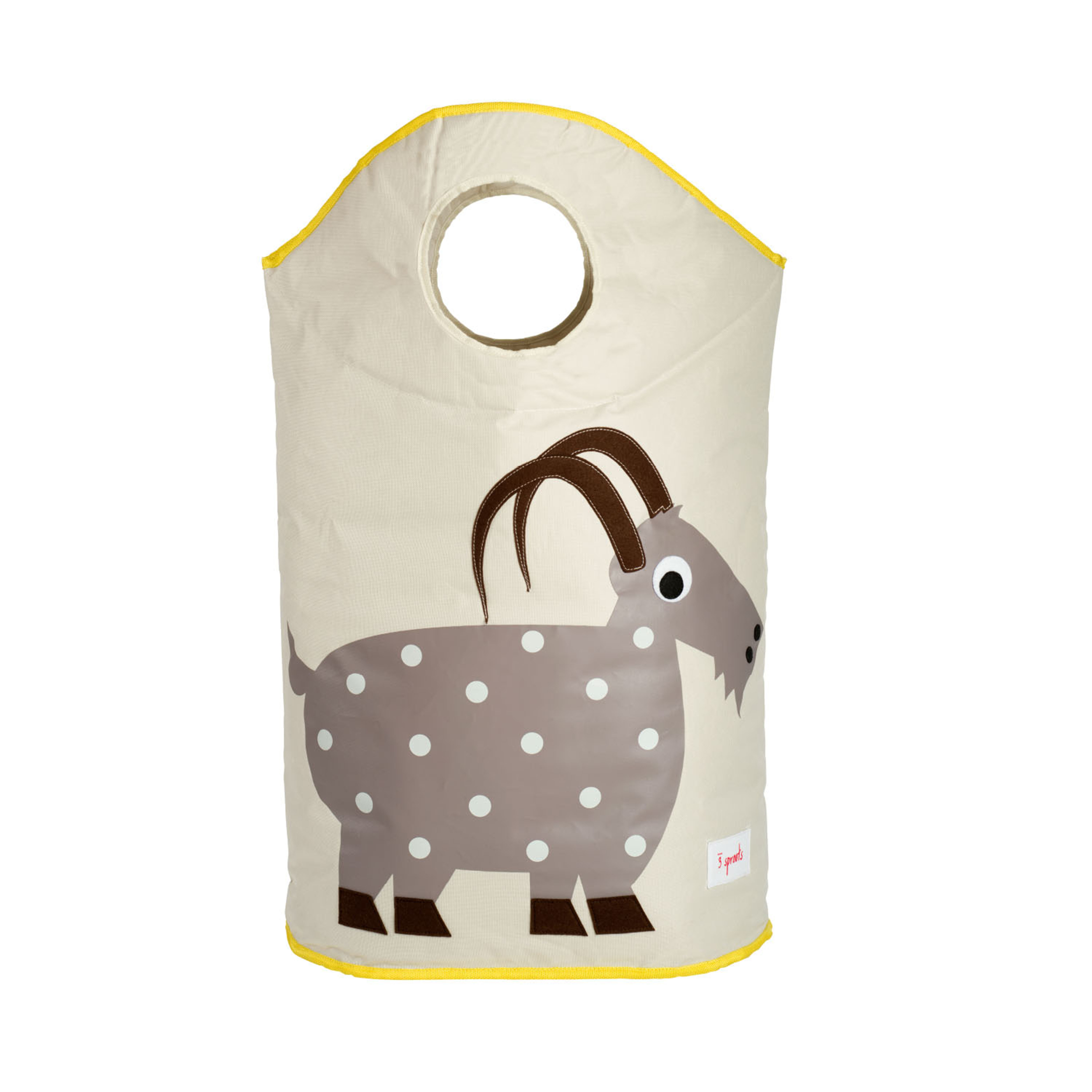 3 Sprouts - Laundry Hamper - Gray Goat