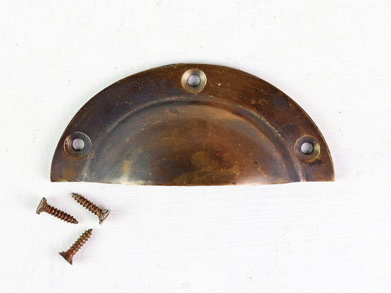 Vintage Style Brass Cup Handle Medium
