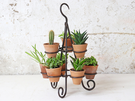 Iron Pot Display Stand - Small