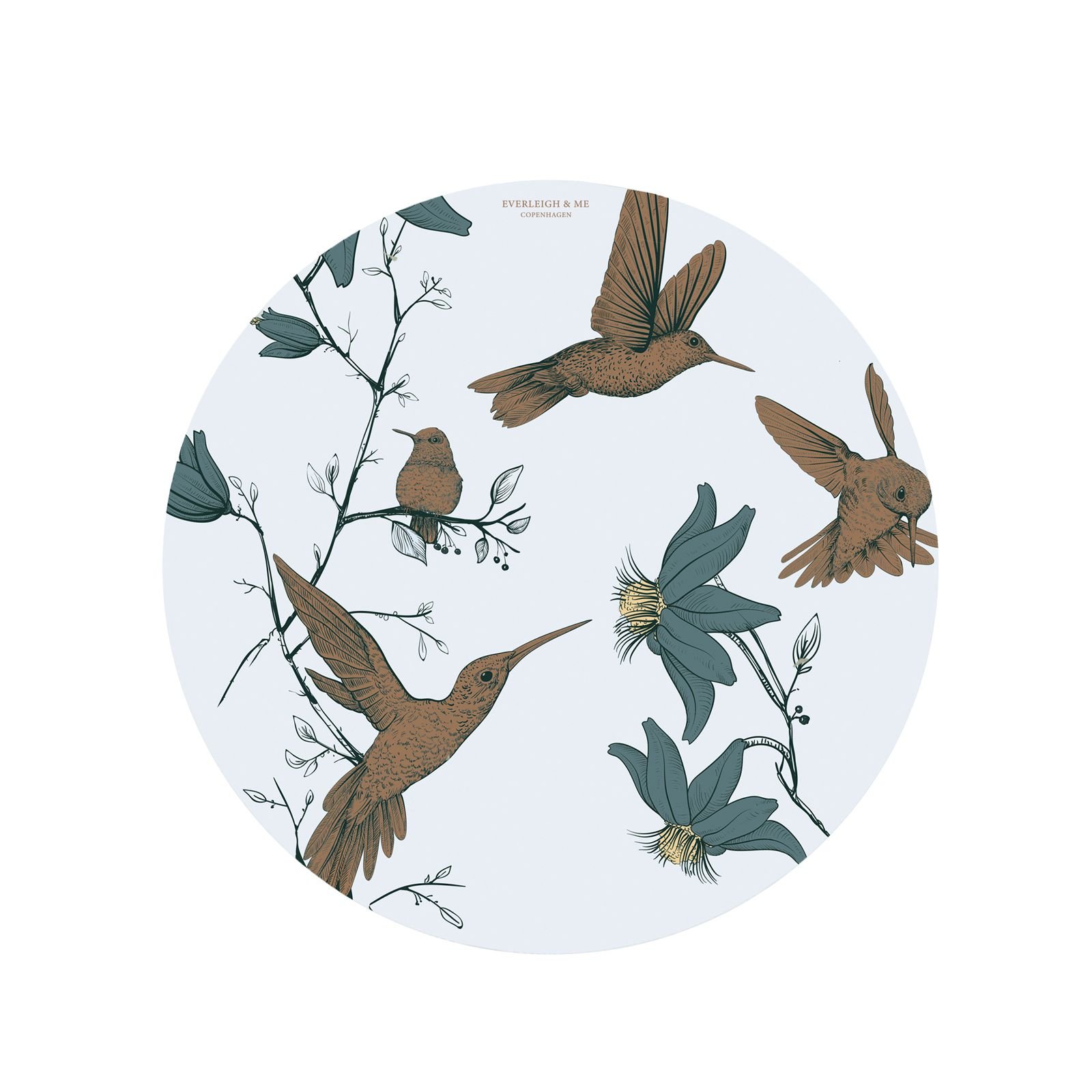 Everleigh & Me - Splat Mat, Hummingbird Blue (38HUMMINGBIRDBLUE)