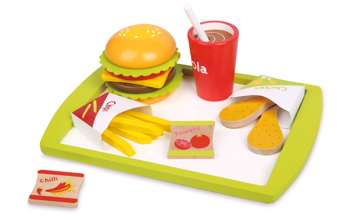 Small Wood - Cheeseburger Combo Meal (L40070)