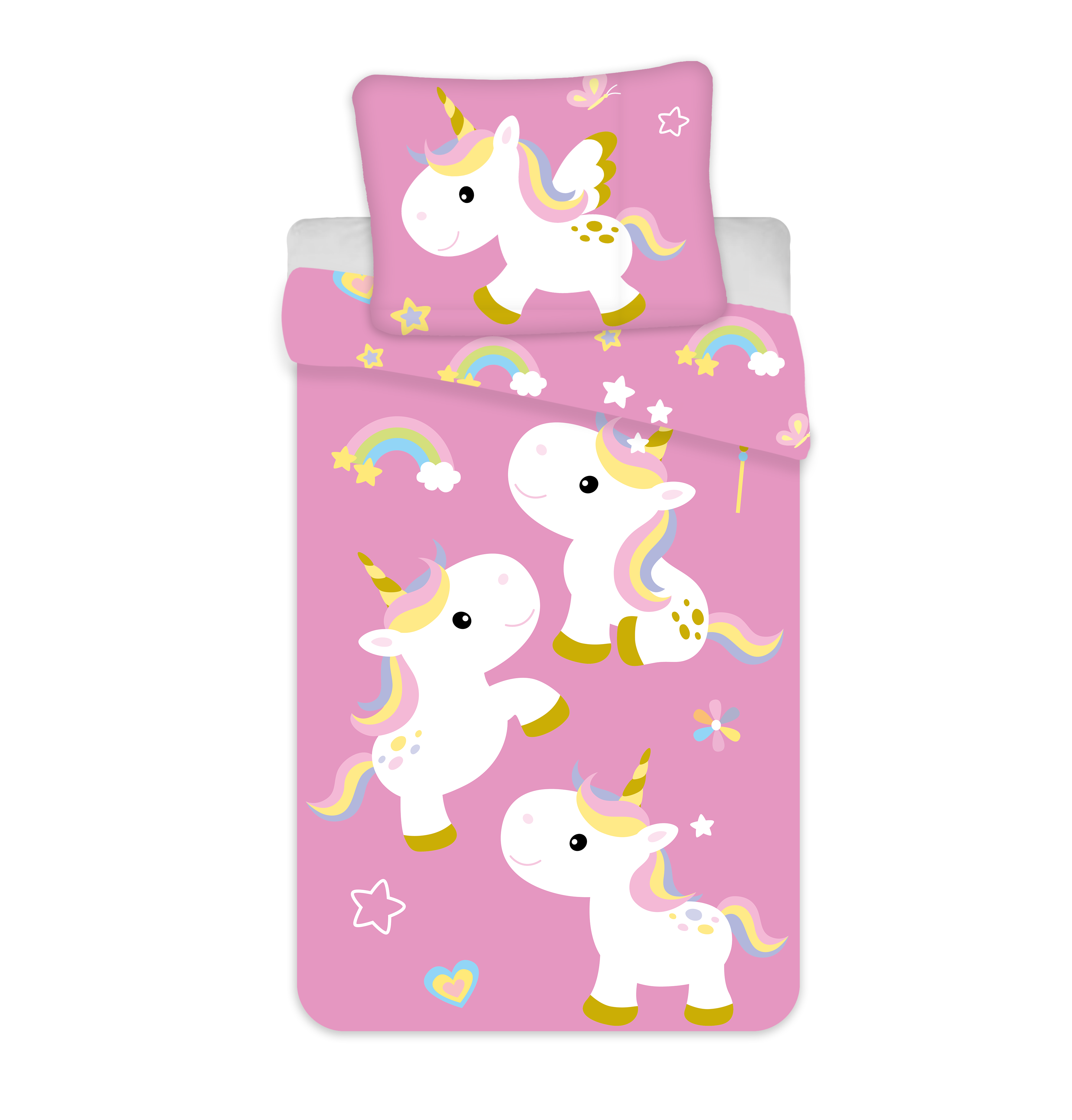 Bed Linen - Junior Size 100 x 140 cm - Unicorn (1000327)