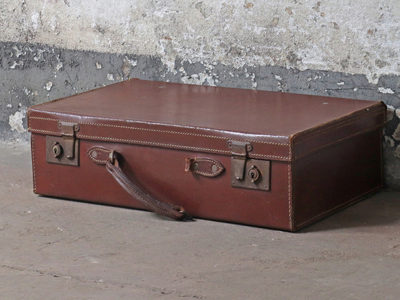 Leather Suitcase Medium