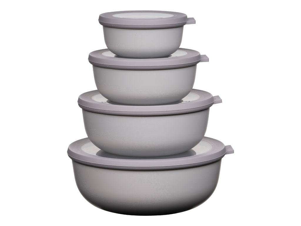 Mepal - Cirqula Low Bowl Set Of 4 - Nordic White (233103)