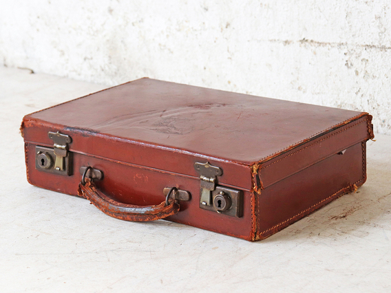 Vintage Brown Attache Case Brown
