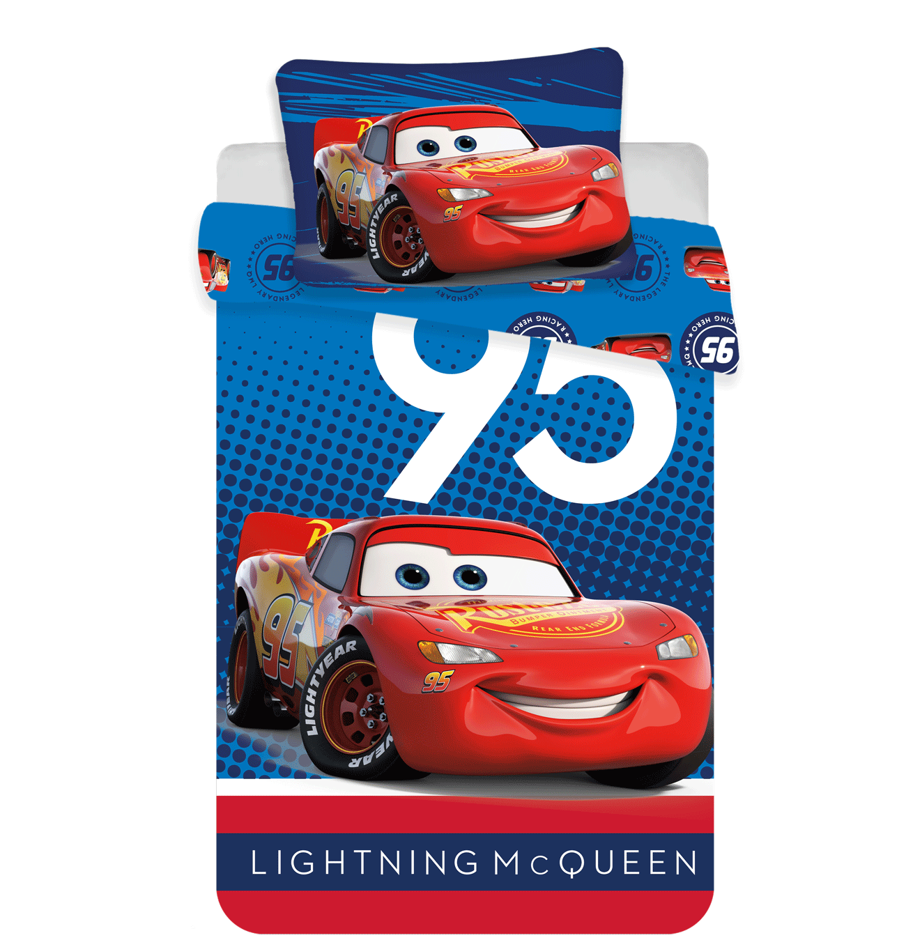 Bed Linen - Junior Size 100 x 140 cm - Cars (1000263)