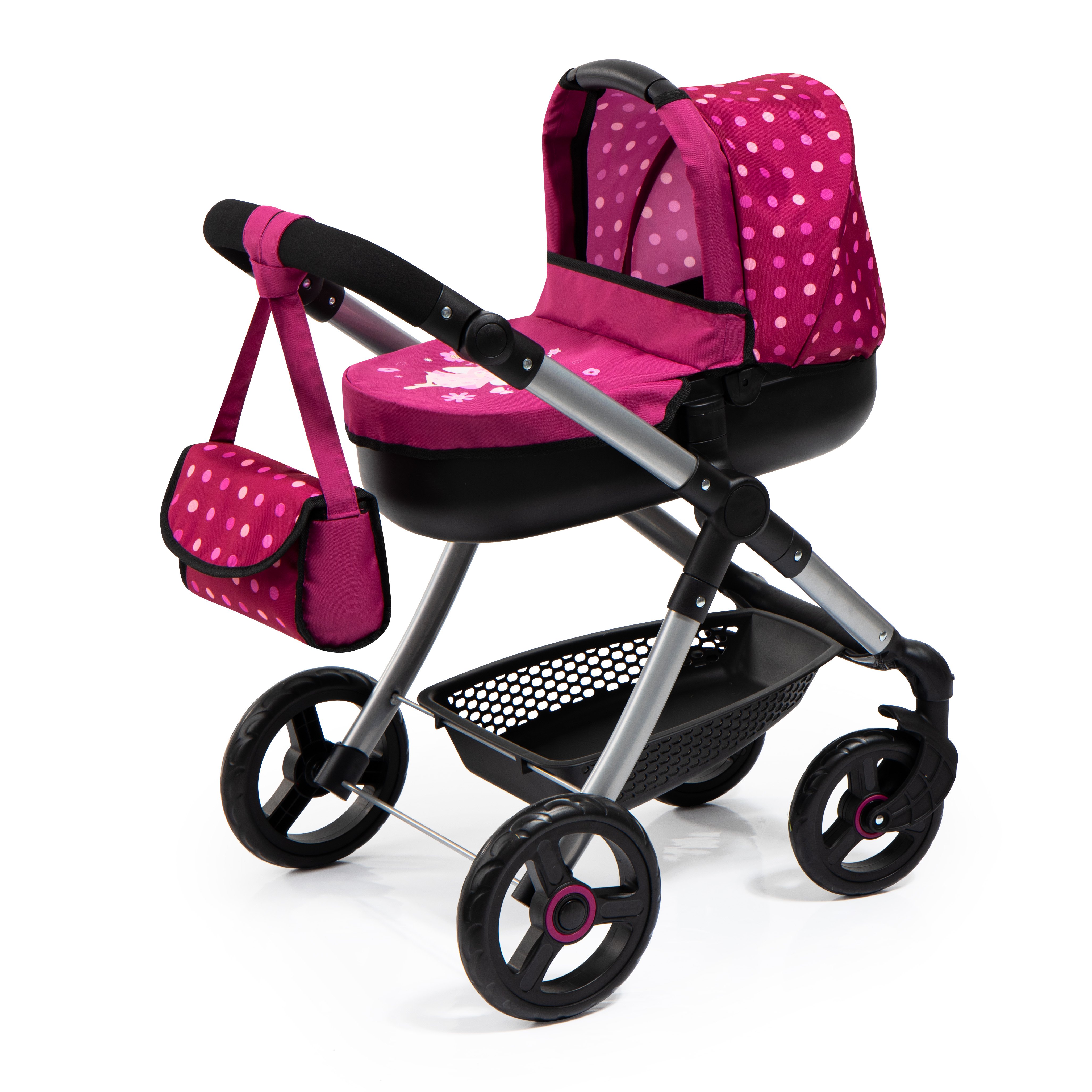 Bayer - Dolls Pram - Style - Pink (12667AA)