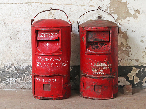 Original Indian Post Box - Large Large