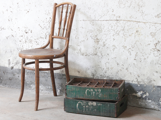 Old Citra Bottle Crate Green