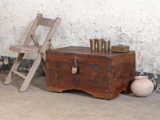 Old Storage Chest Large