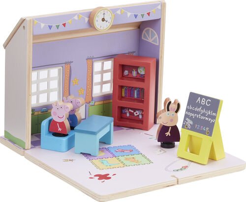 Peppa Pig - Wooden School w. 3 Figures (20-00113)
