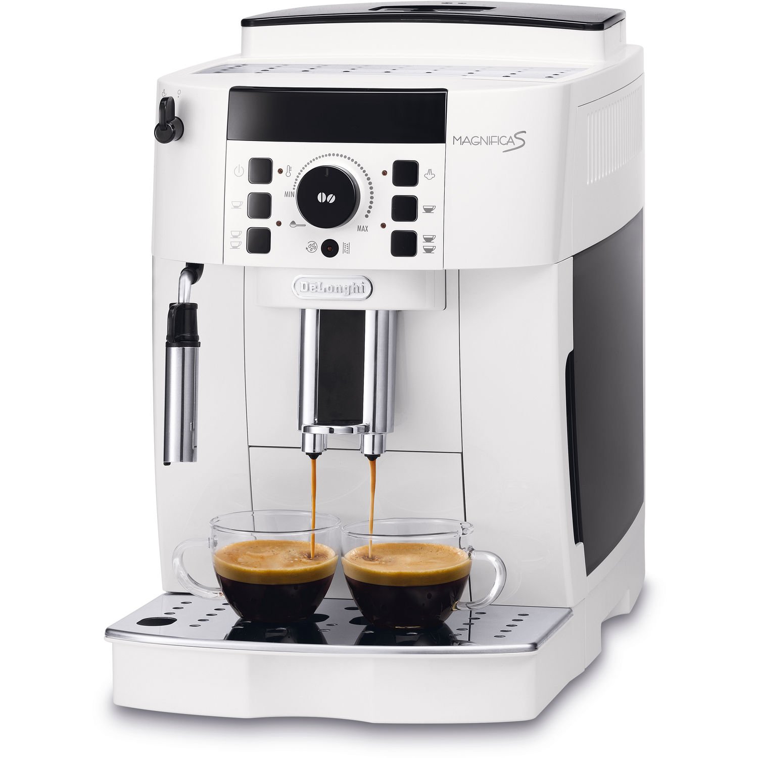 DeLonghi - Magnifica Bean-to-Cup Coffee Machine, White