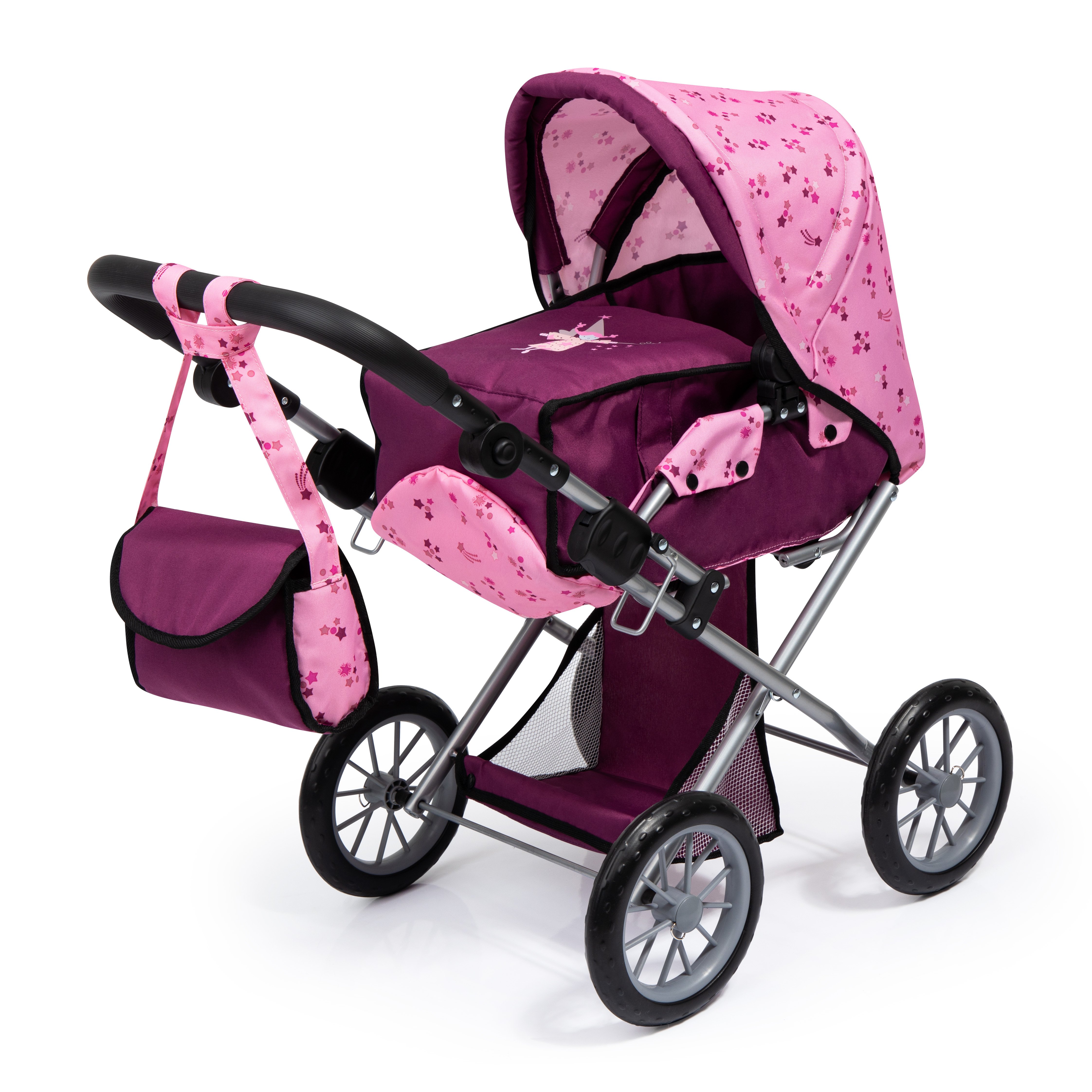 Bayer - Dolls Pram - City Star - Pink (13671AA)
