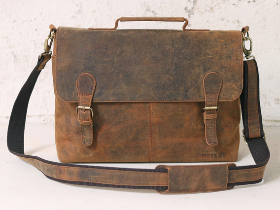 The Hamilton Leather Briefcase for Men