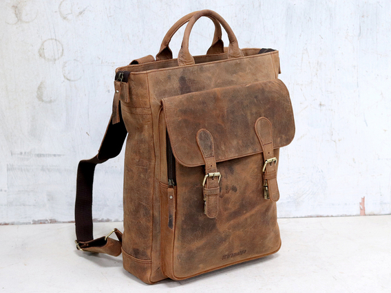 Mens Leather Tote Bag