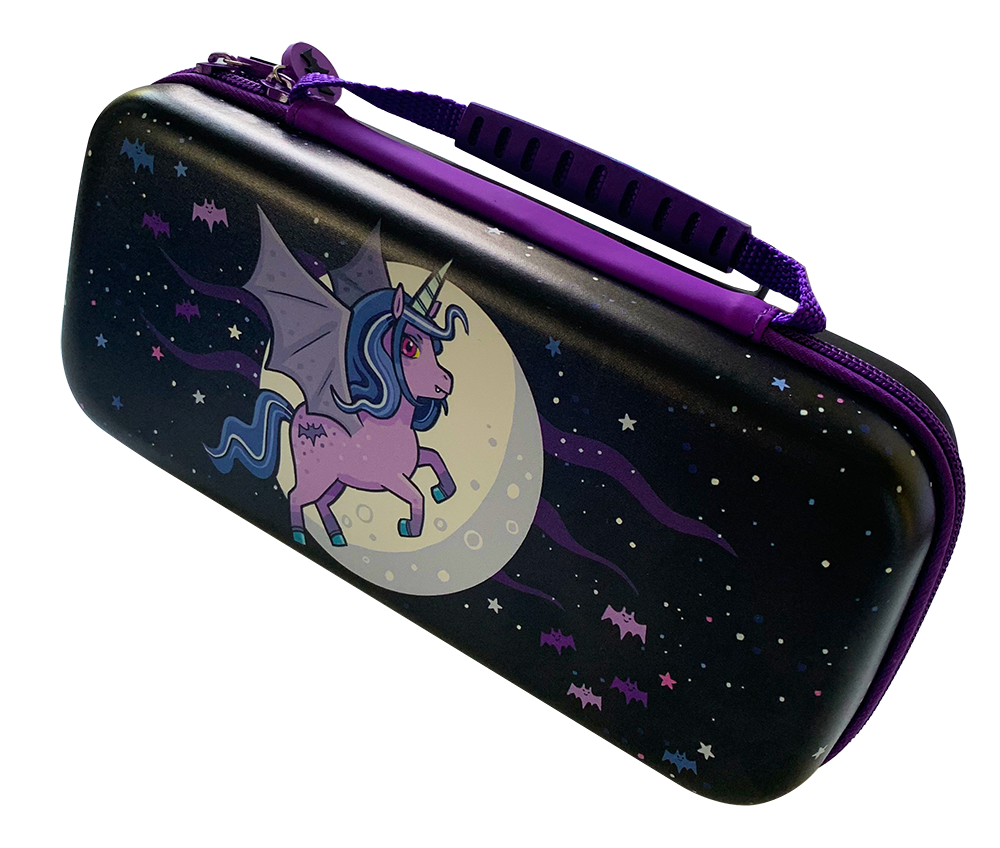 Switch Lite Moonlight Unicorn Case Purple/Violet