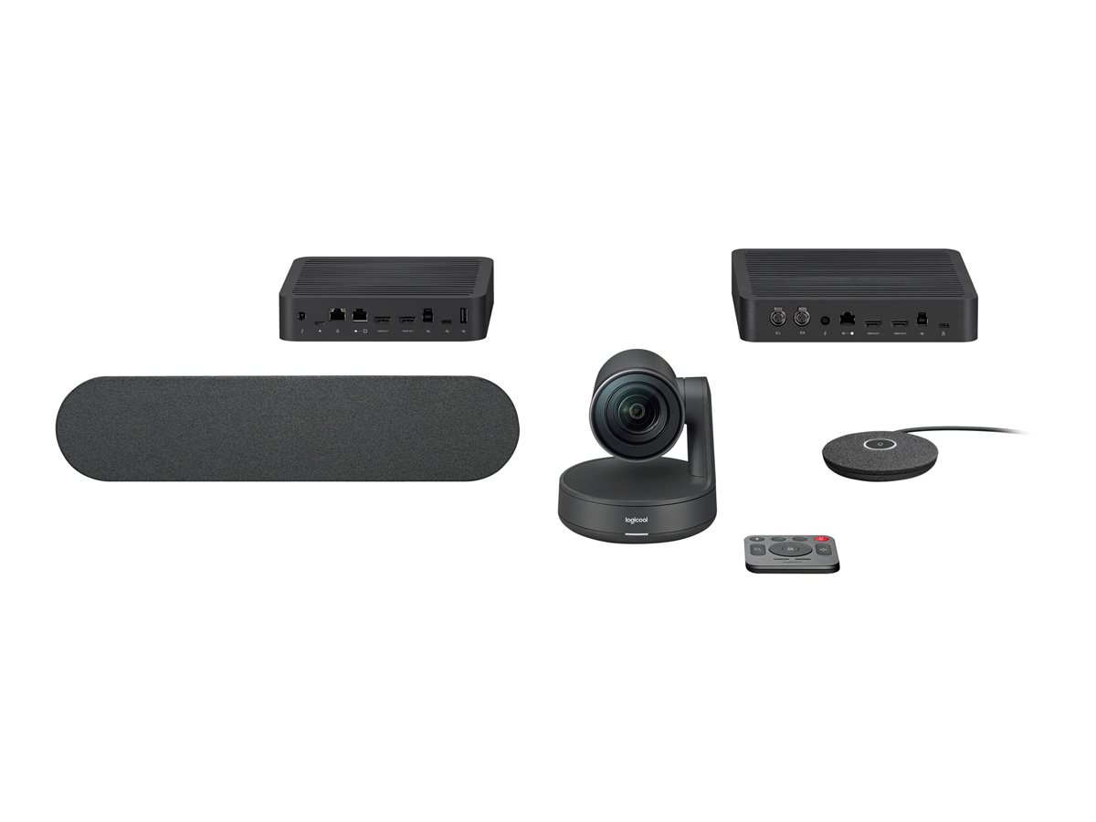 Logitech - Rally Ultra-HD ConferenceCam kit - BLACK