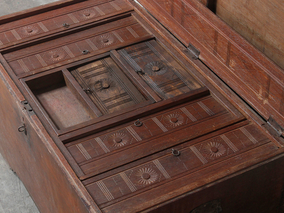 Antique Wedding Chest Large