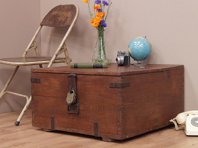 Old Teak Chest Medium