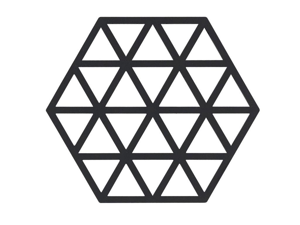 Zone - Triangles​ Trivet 2 Pack - Black