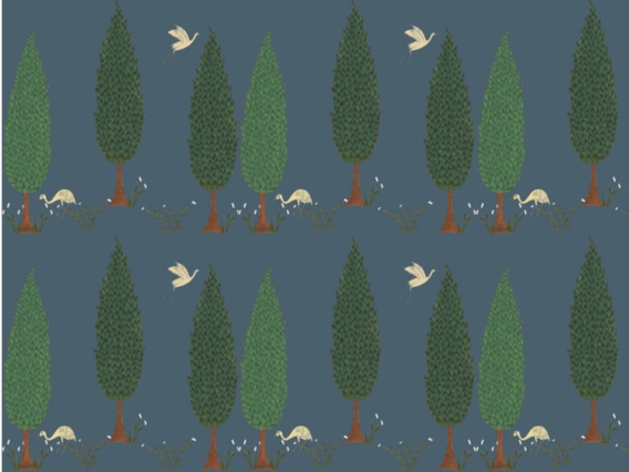 Tranquility Wallpaper - Star Shine Blue Blue