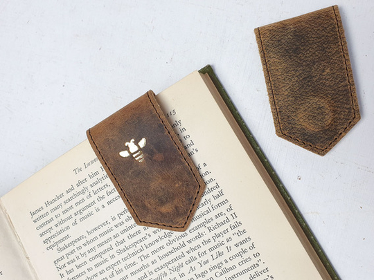 Magnet Leather Bookmark