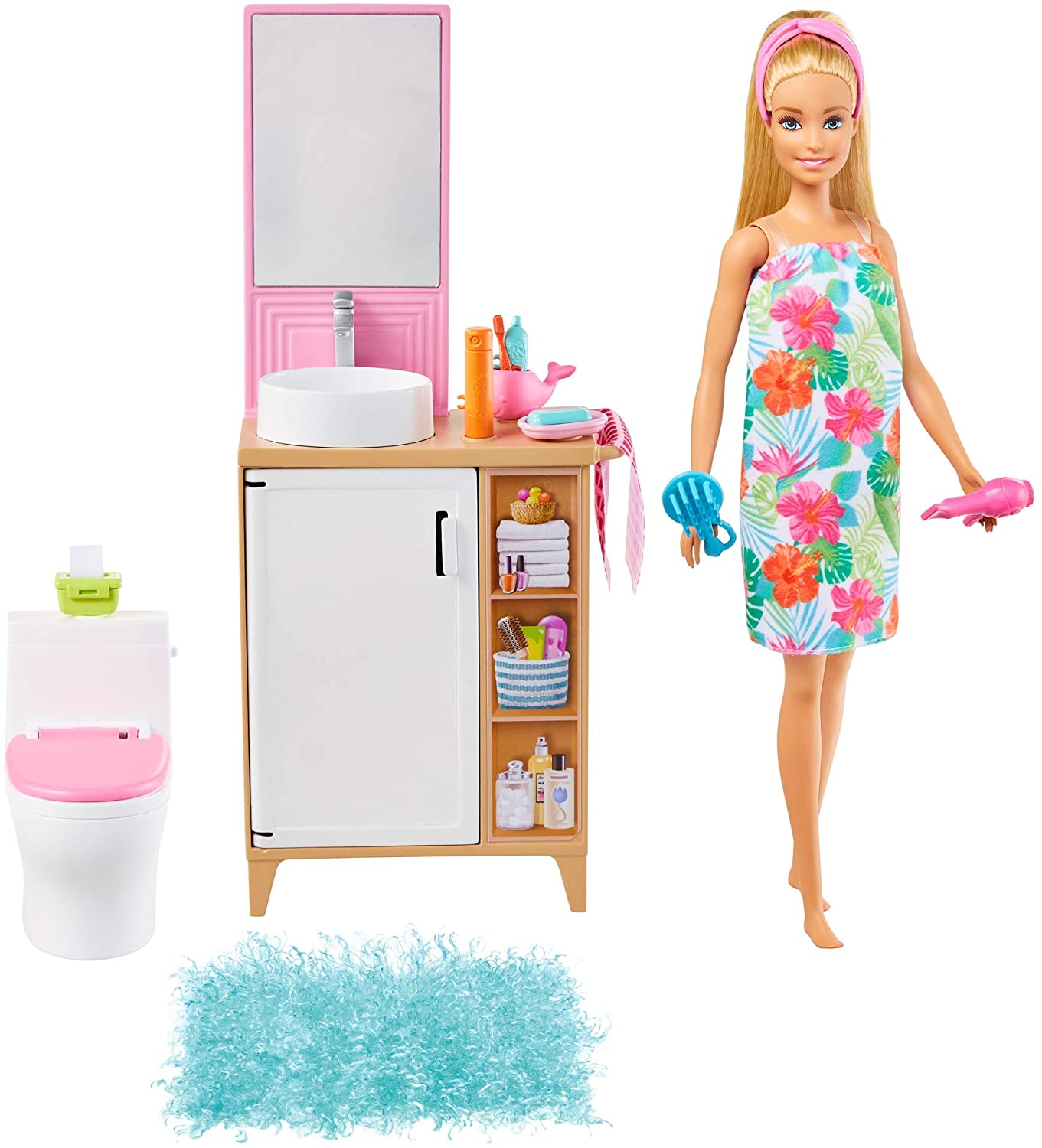 Barbie - Room & Doll - Bathroom (GRG87)
