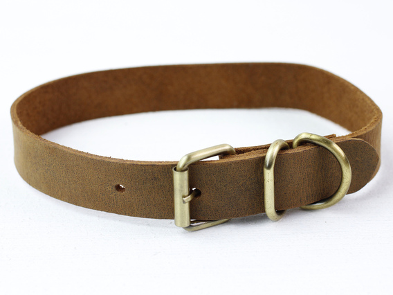 Leather Dog Collar Large