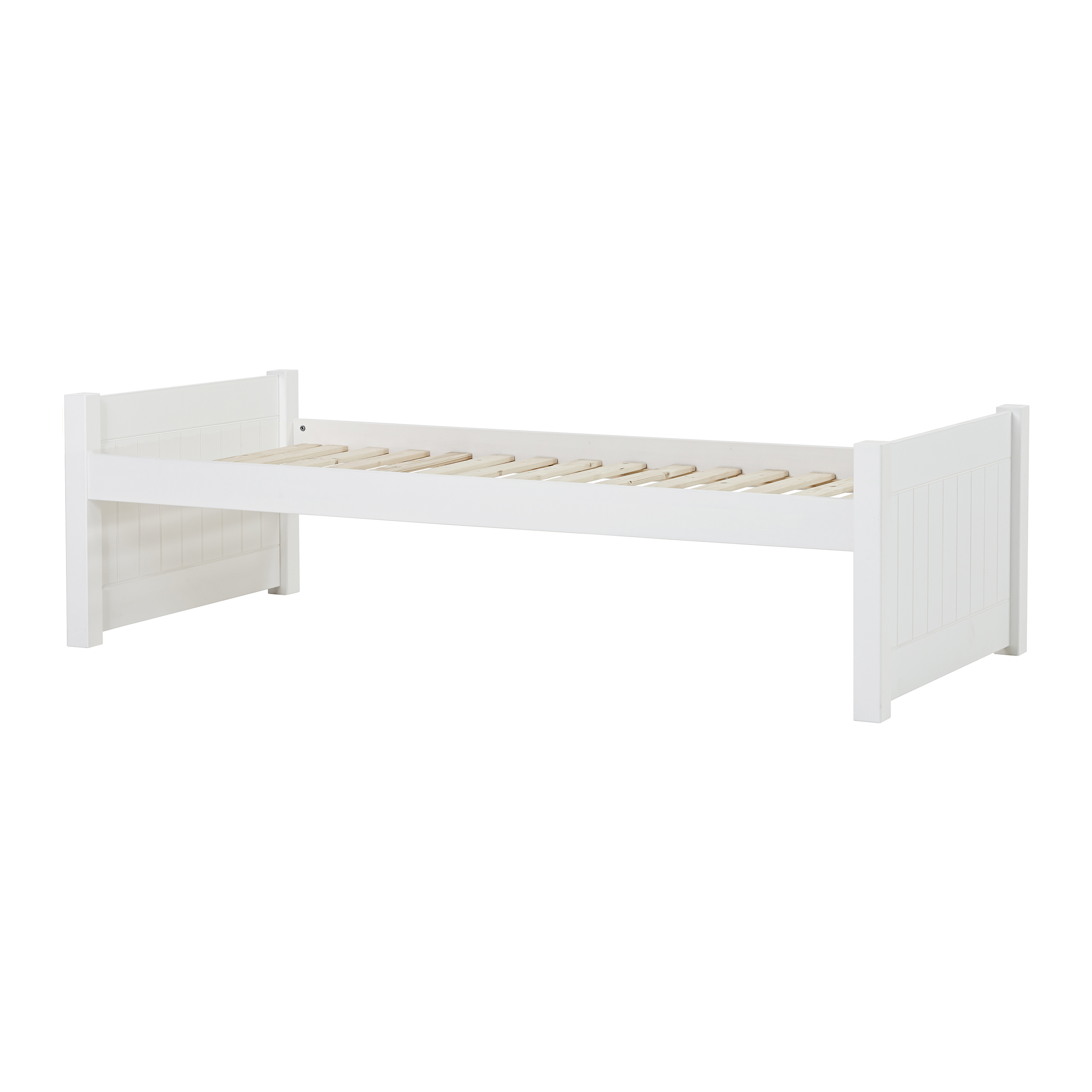 Hoppekids - NOAH DELUXE Junior bed w. 2 Medium Bed ends 90x200cm - White