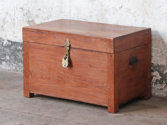 Wooden Storage Chest Brown