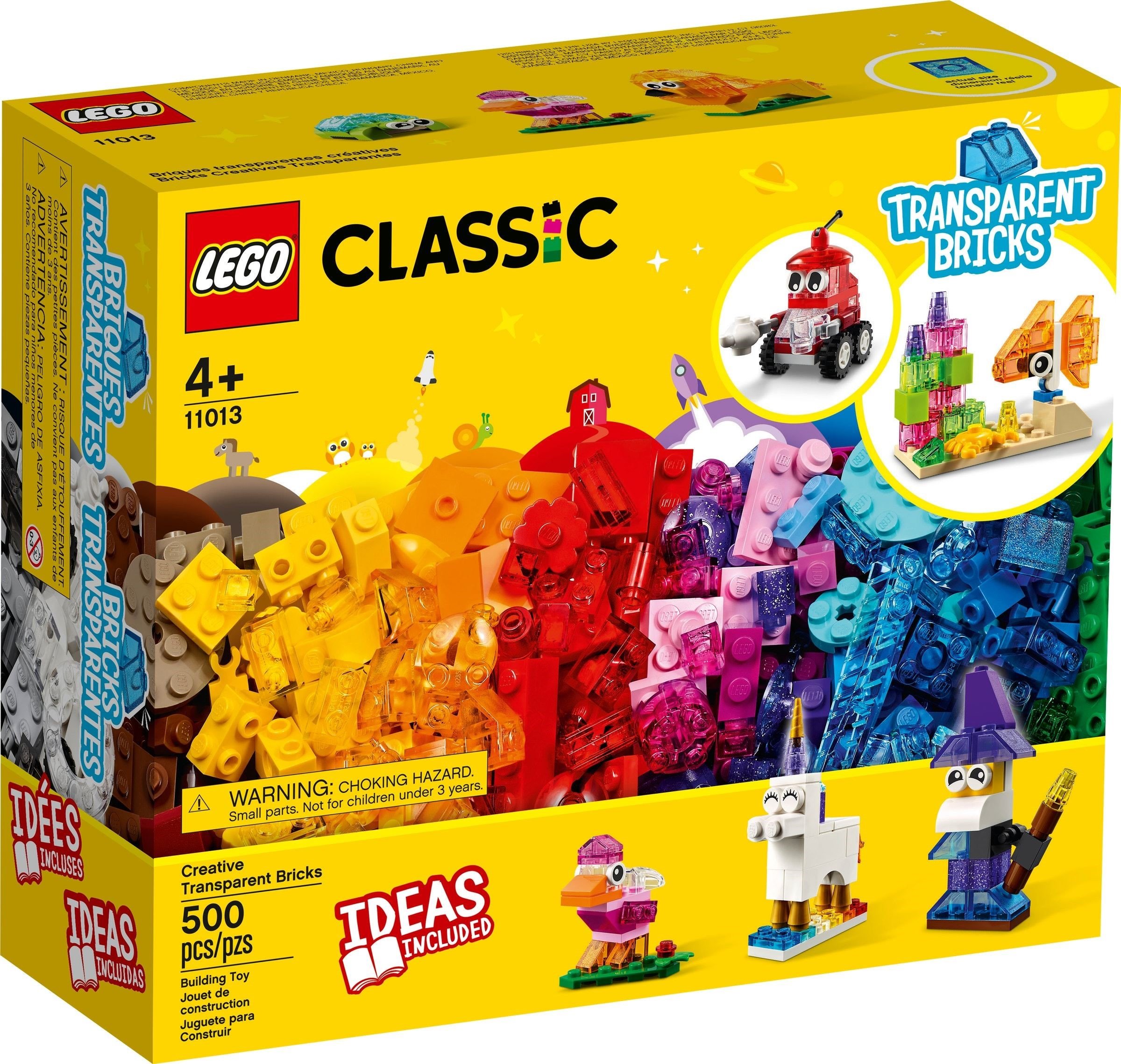 LEGO Classic - Creative Transparent Bricks (11013)