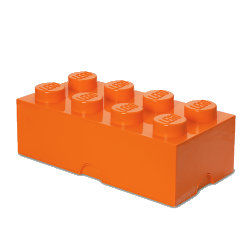 Room Copenhagen - LEGO Storeage Brick 8 - Orange