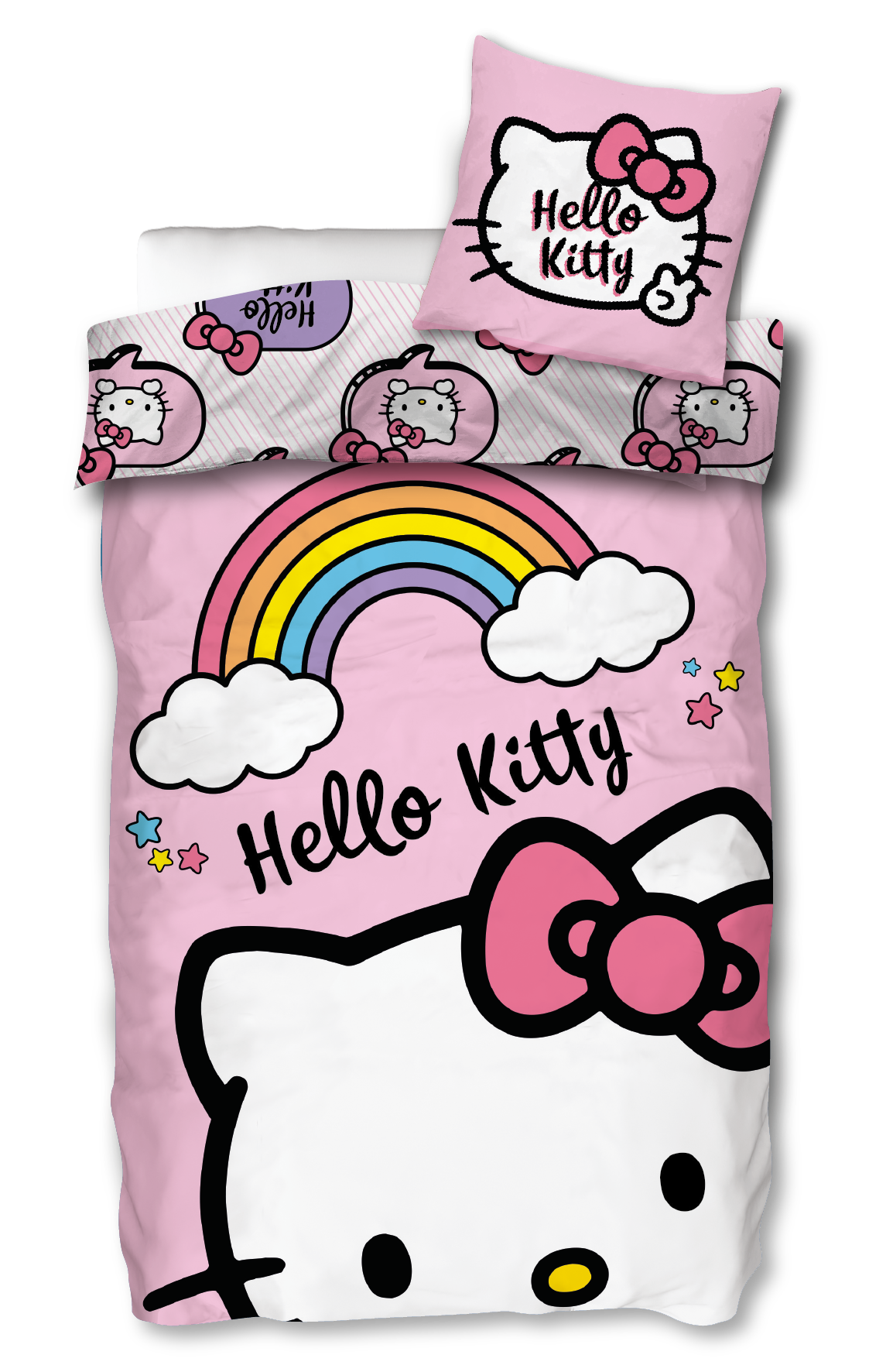 Bed Linen - Adult Size 140 x 200 cm - Hello Kitty (HK005)