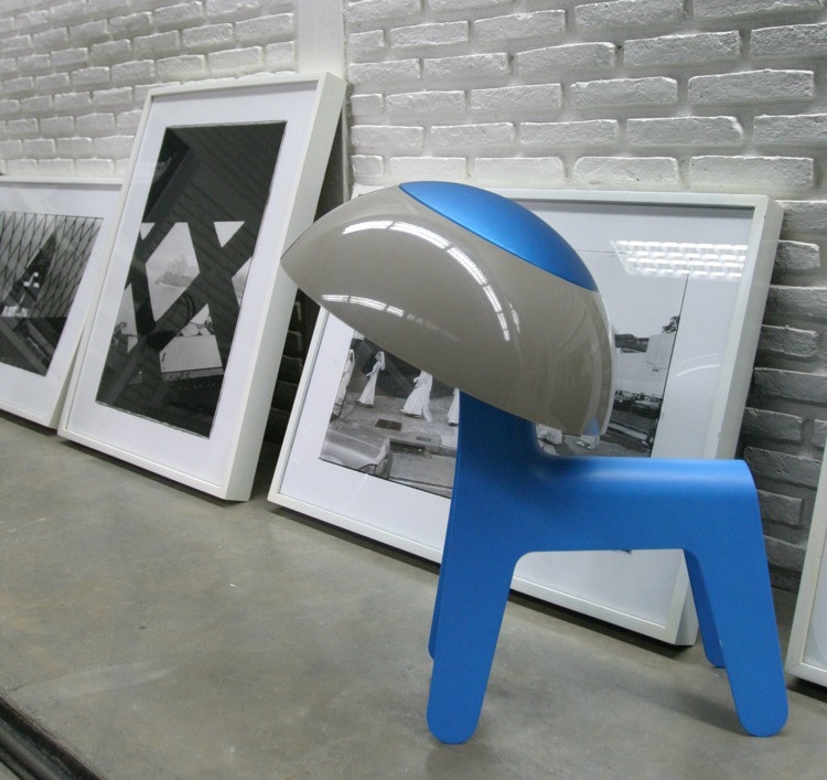 Table /-floor lamp - Dog Lamp (Blue) (1261401)