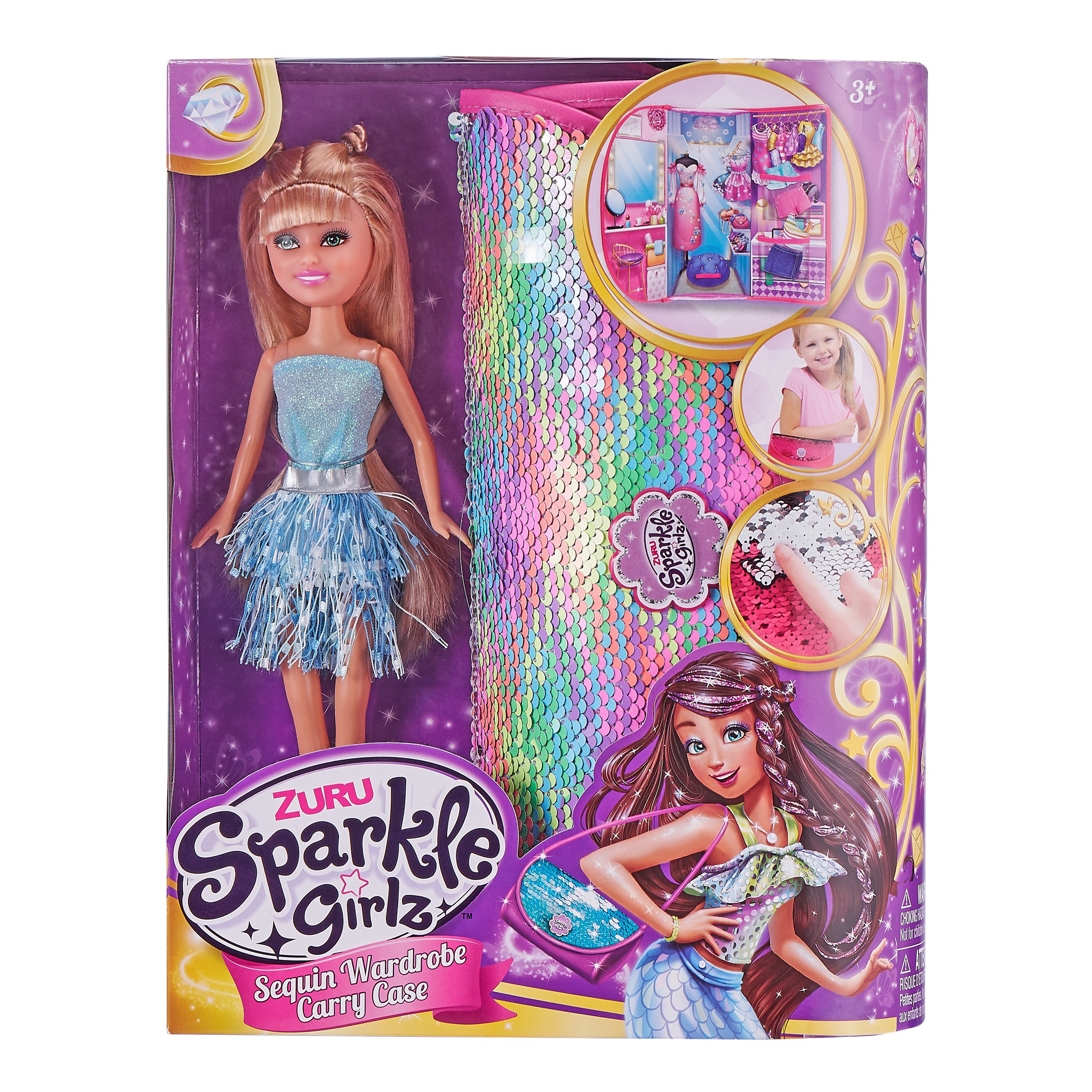 Sparkle Girlz - Doll With Carrying Case - 26 cm (10003)