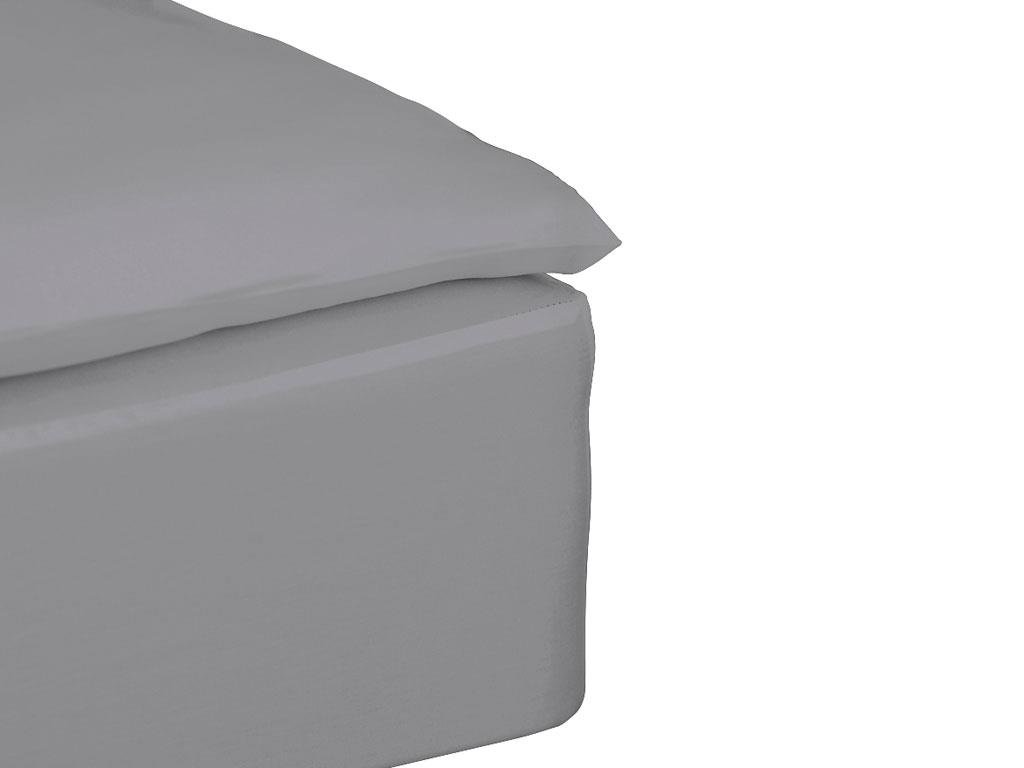 Södahl - Comfort Box Sheet 90 x 200 x 30 cm - Grey (724051)