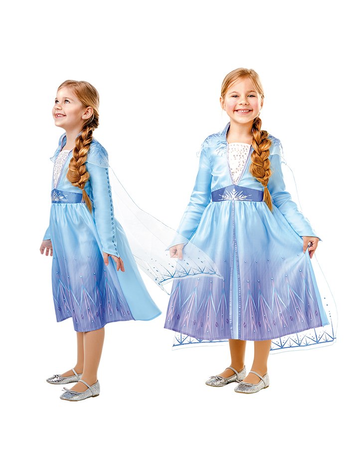 Frozen - Elsa Travel Dress - Childrens Costume (Size 128)