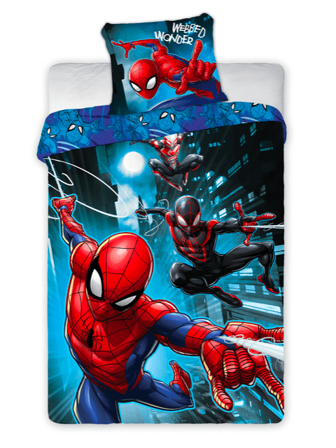 Bed Linen - Adult Size 140 x 200 cm - Spiderman (100003)
