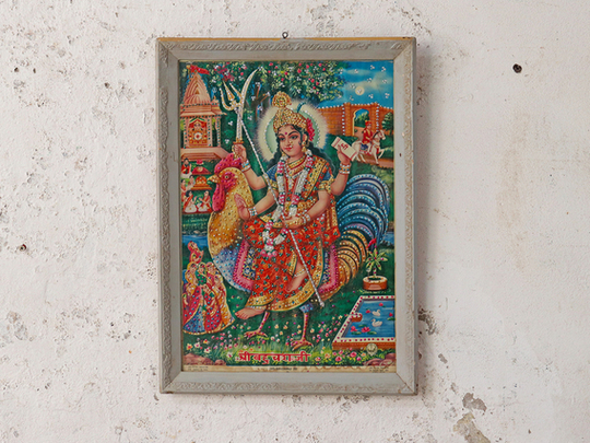 Indian Wall Art - Shree Bahucharaji Mata Multi
