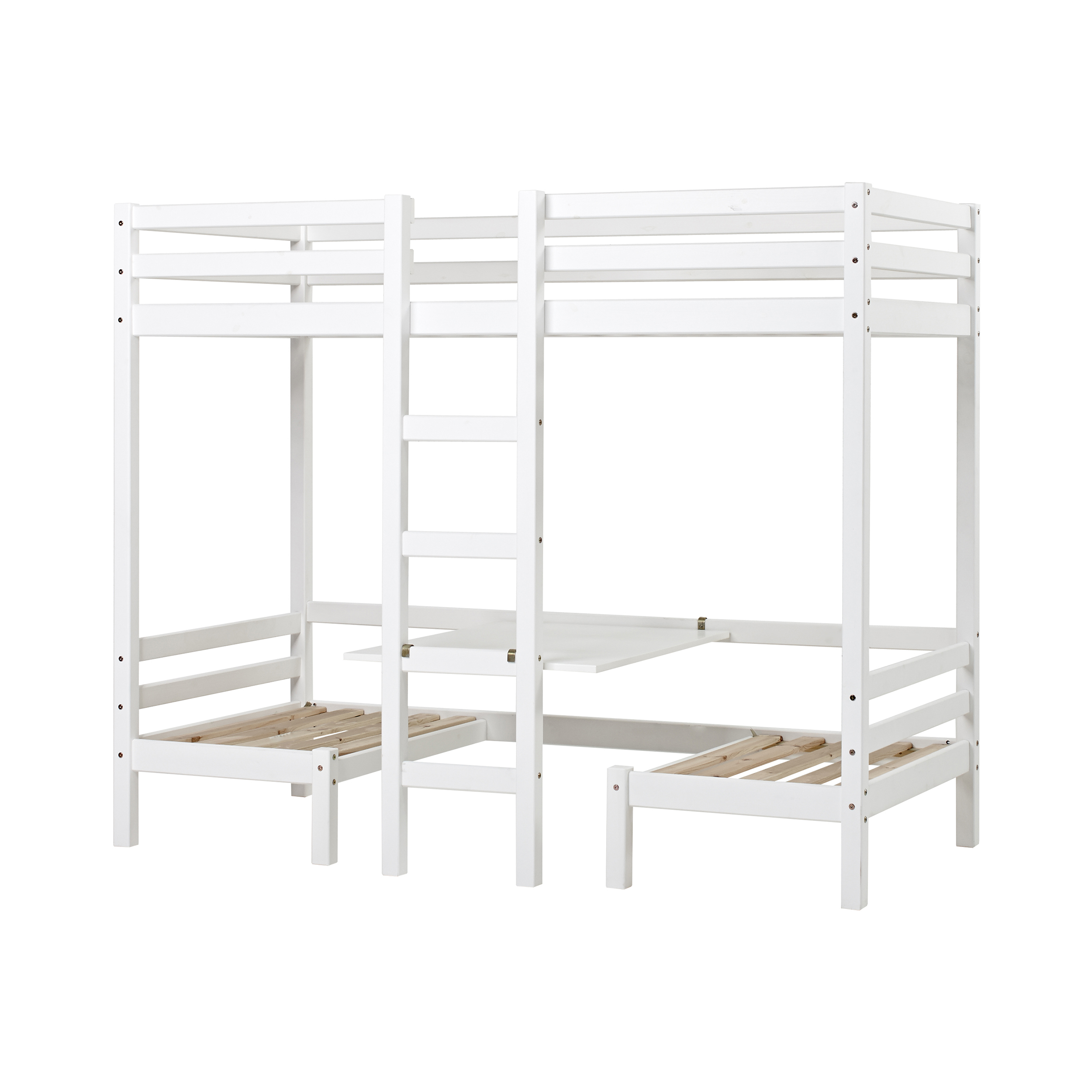 Hoppekids - BASIC JUMBO Bunkbed w. Table Top 90×200 cm