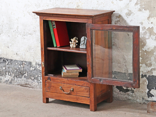 Vintage Side Cabinet Brown